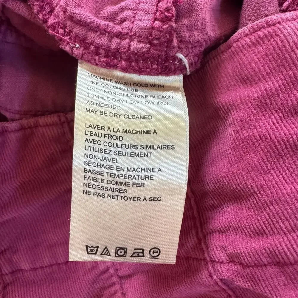 Free People We The Free Jayde Corduroy Flare Retro Pants Jeans Pink Size 27